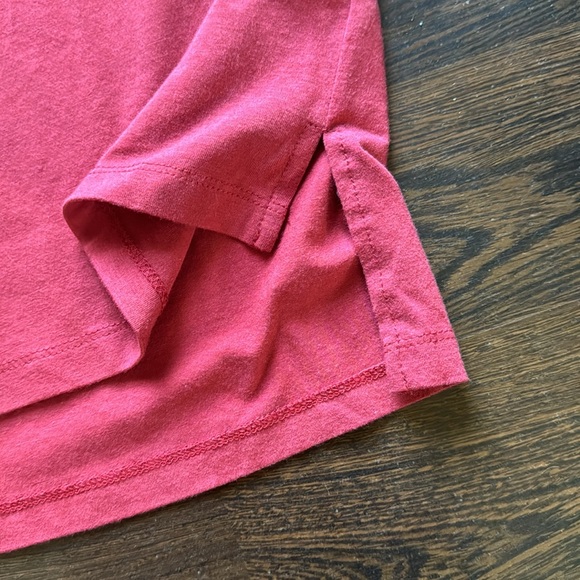 Evereve Embroidered Stripes Tank Top Red Medium - Picture 2 of 7